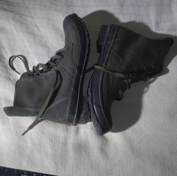 Cabela’s Army Green Canvas Fishing Boots Green Boots - Picture 14 of 14